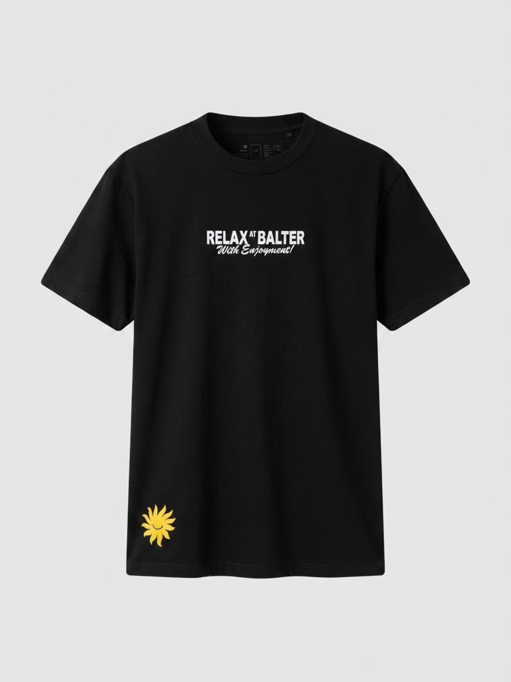 Black Graphic Short Sleeve Tee